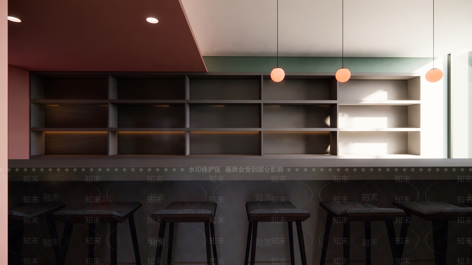 现代酒吧SU模型下载【ID:988138798】