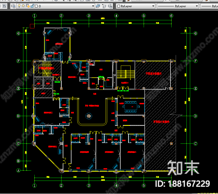 幼儿园cad施工图下载【ID:188167229】