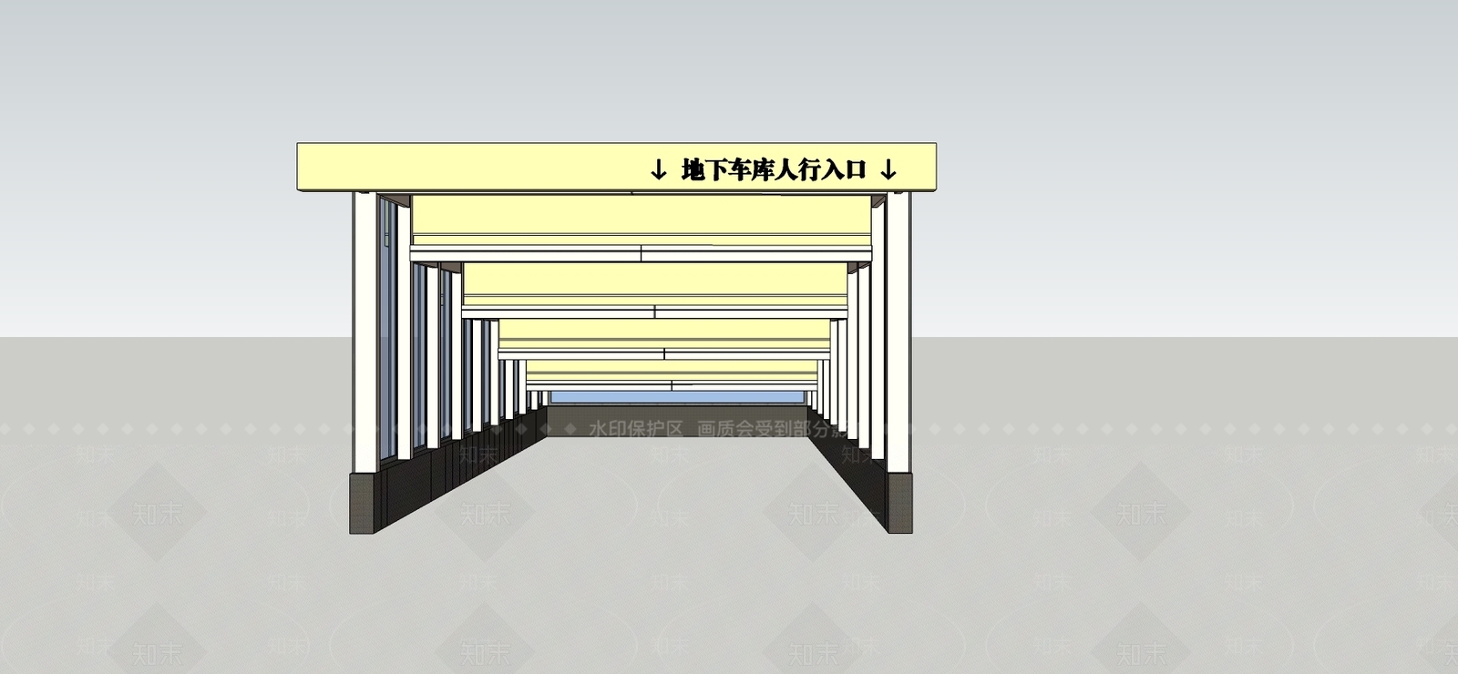 现代遮阳棚SU模型下载【ID:988182964】
