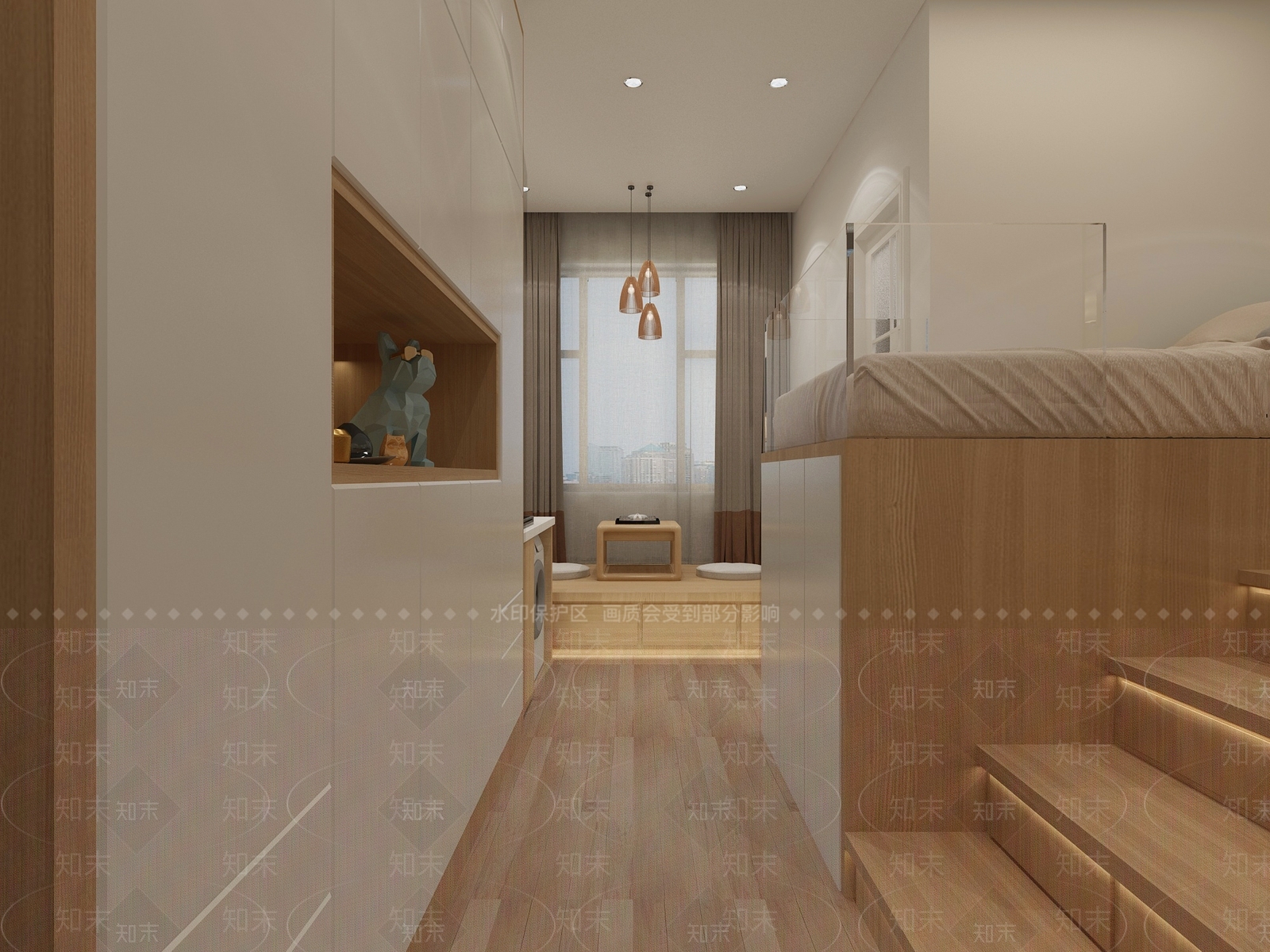 日式单身公寓3D模型下载【ID:988195713】