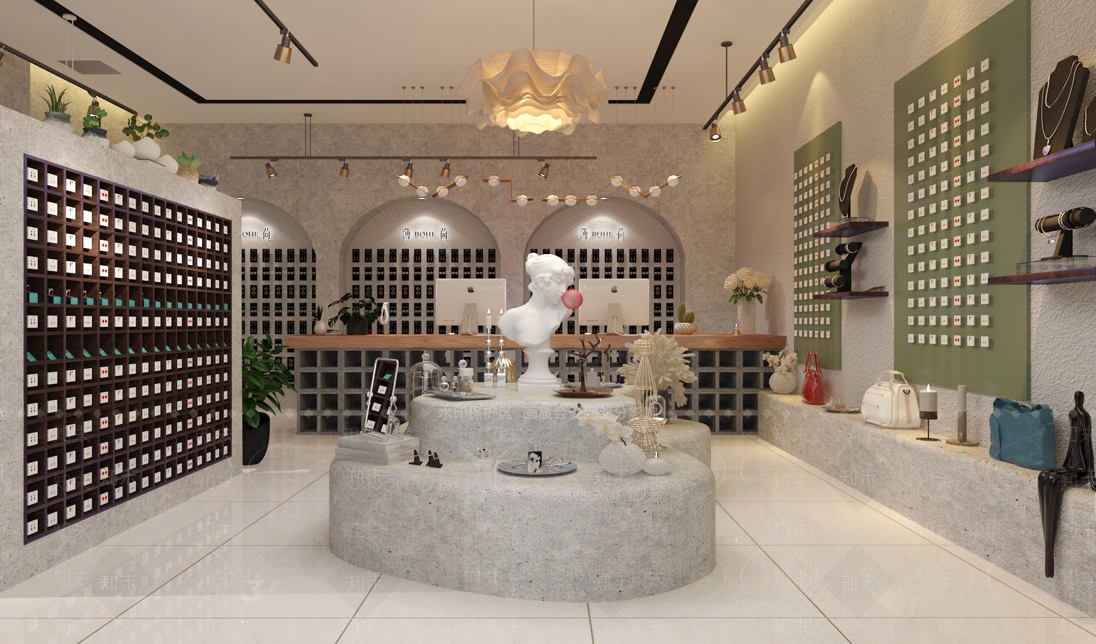 日式精品店3D模型下载【ID:688197958】