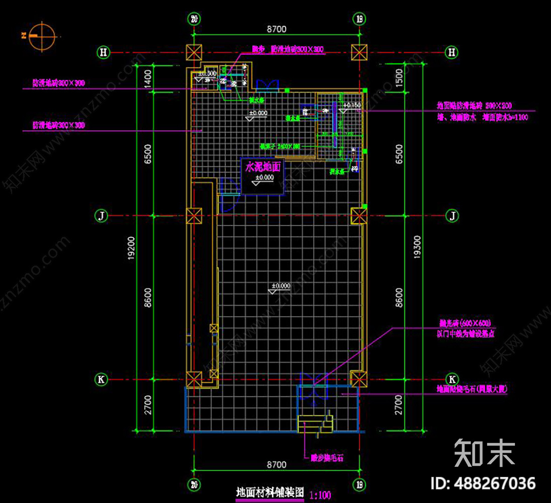 便利店cad施工图下载【ID:488267036】