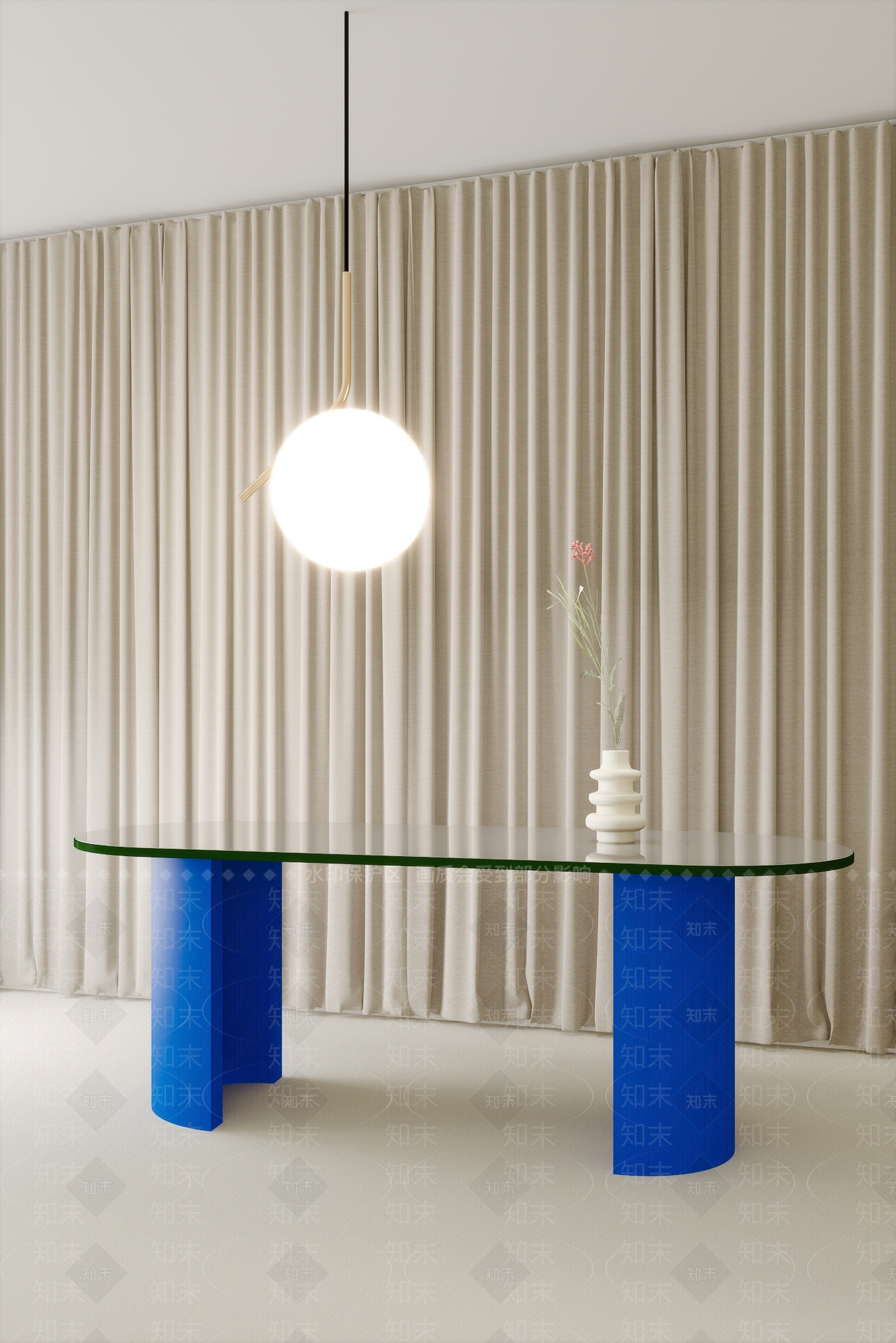 【3D悬赏模型】现代风格餐桌3D模型下载【ID:188274852】