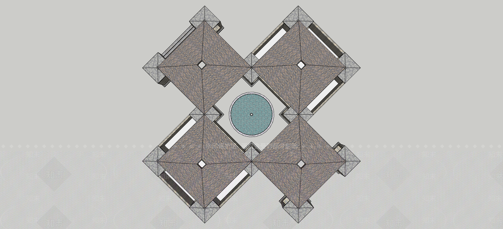 现代娱乐空间SU模型下载【ID:588325476】