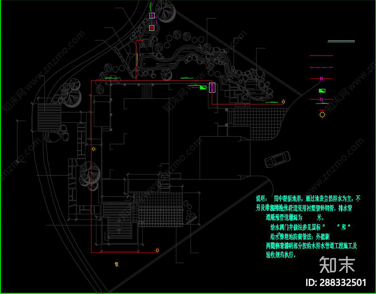 别墅园林施工图下载【ID:288332501】