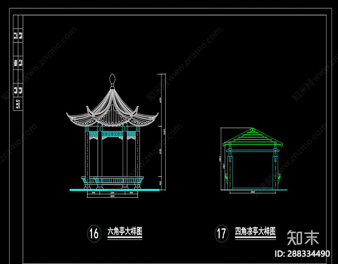 景观工程cad施工图下载【ID:288334490】