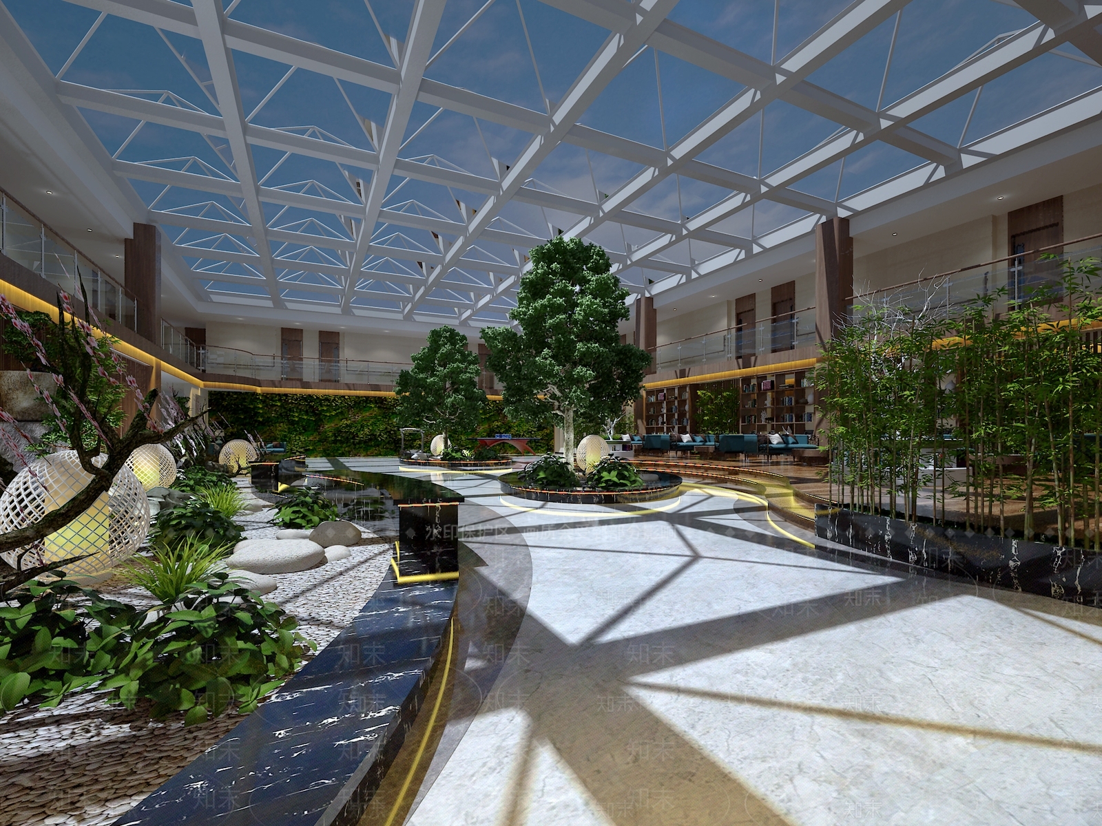 现代露台3D模型下载【ID:288352604】