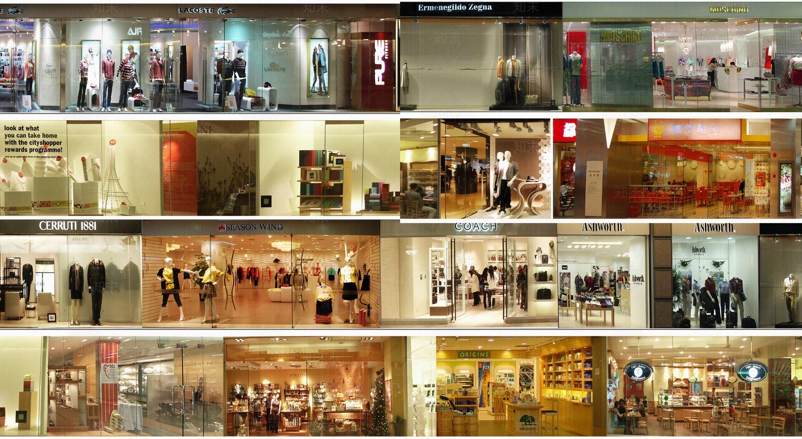 商场男装女装店面门头贴图贴图下载【ID:288354955】