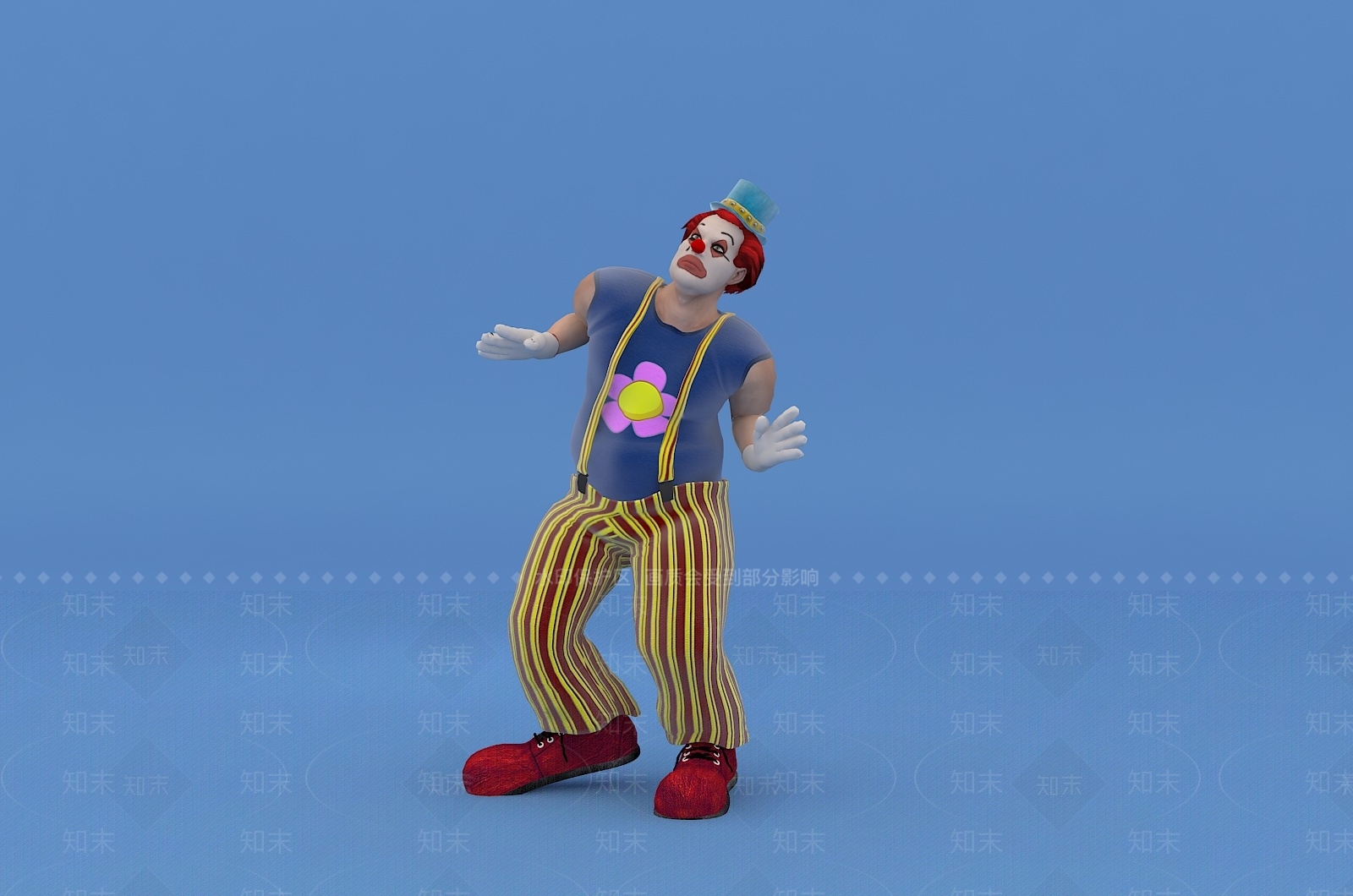 男人小丑3D模型下载【ID:688419485】