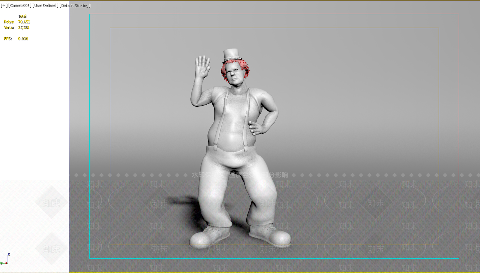 男人小丑3D模型下载【ID:688419485】