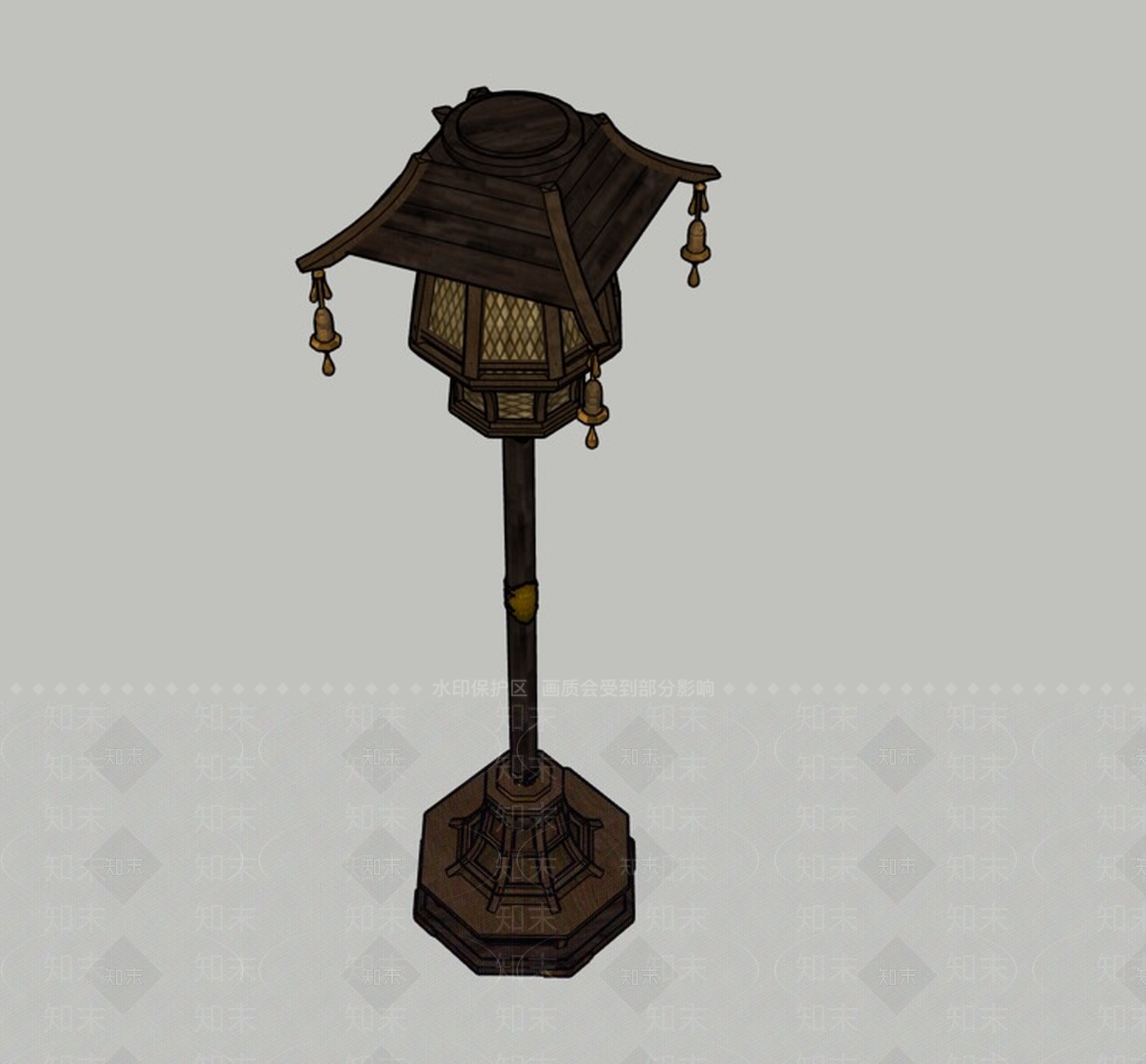 中式饰品摆件SU模型下载【ID:988450643】