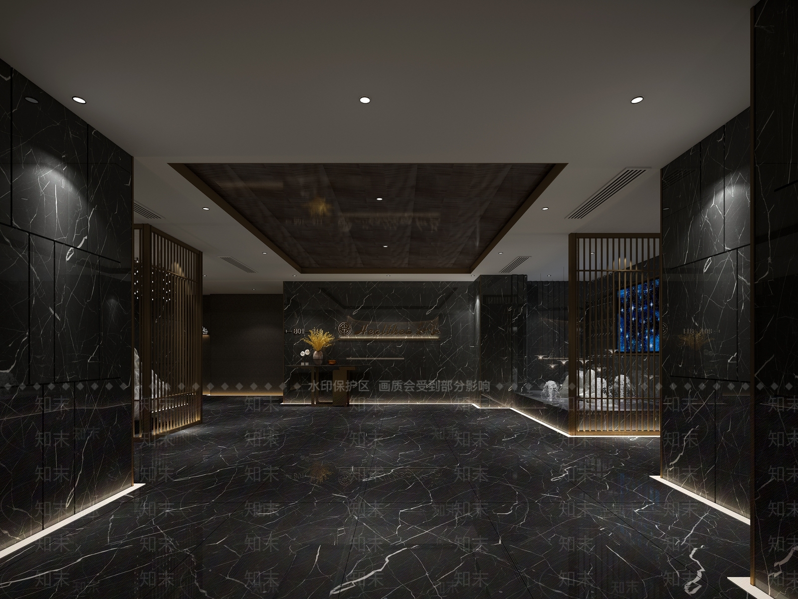 现代足浴会所3D模型下载【ID:788481119】