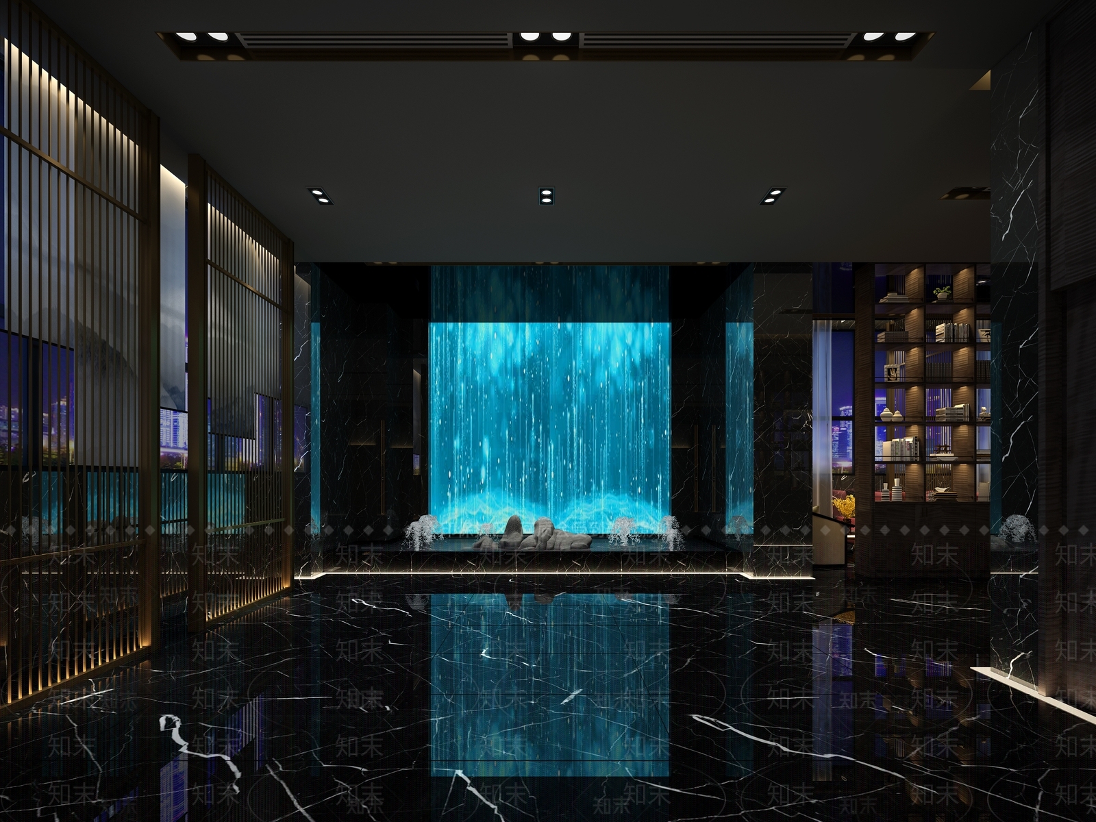 现代足浴会所3D模型下载【ID:788481158】