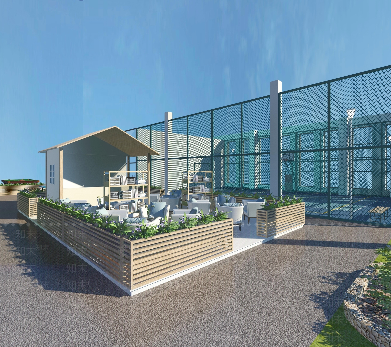 现代活动中心3D模型下载【ID:588491029】