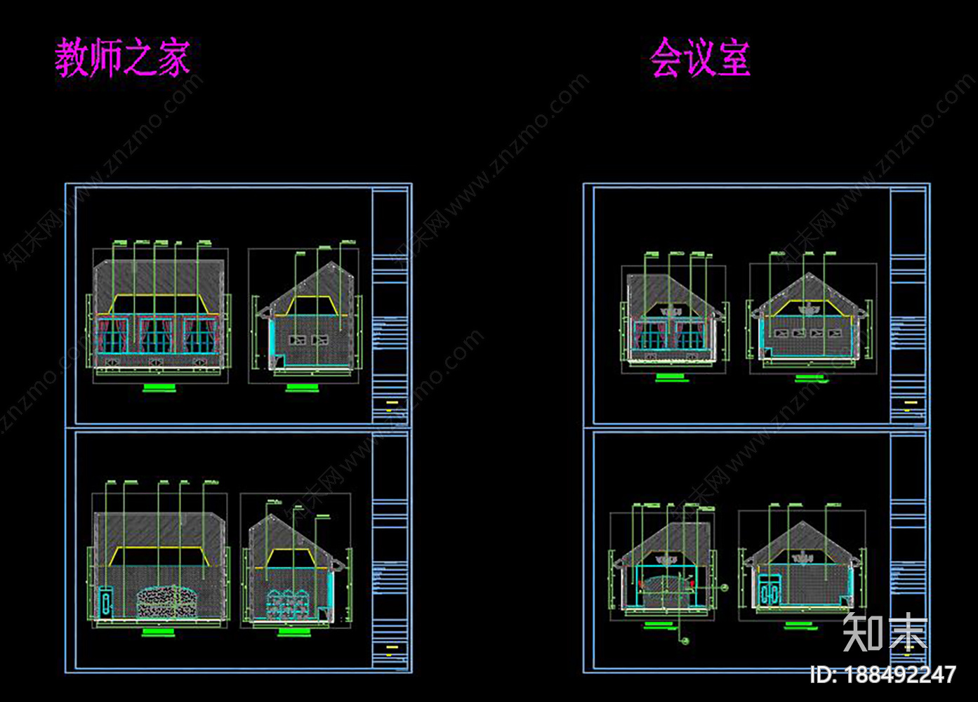 幼儿园cad施工图下载【ID:188492247】