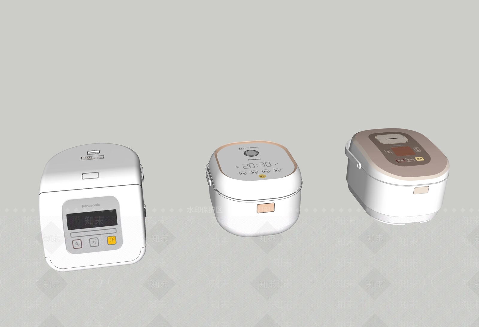 现代电饭煲SU模型下载【ID:788493251】