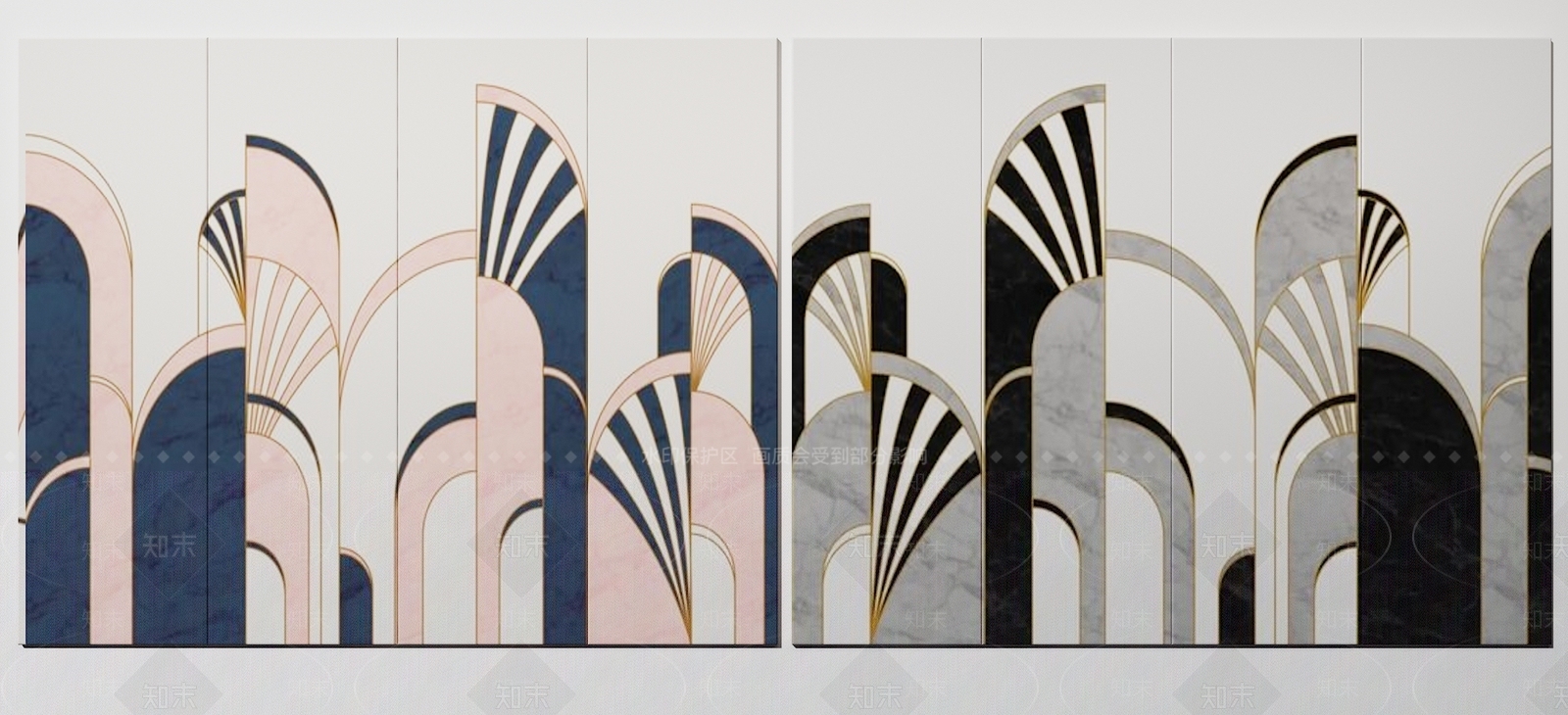 北欧沙发背景墙3D模型下载【ID:488543760】