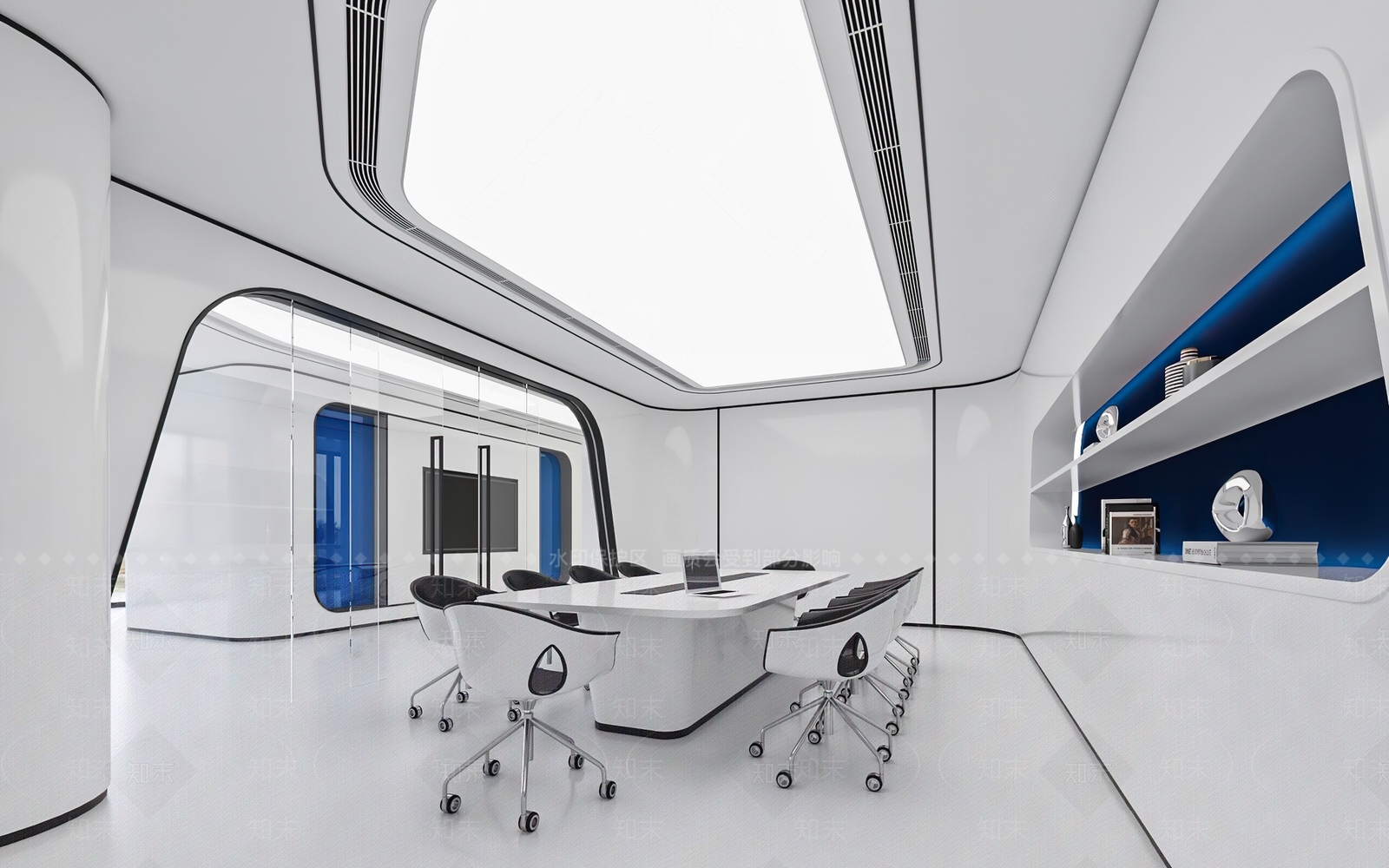 现代会议室3D模型精品下载_3dmax模型_知末网