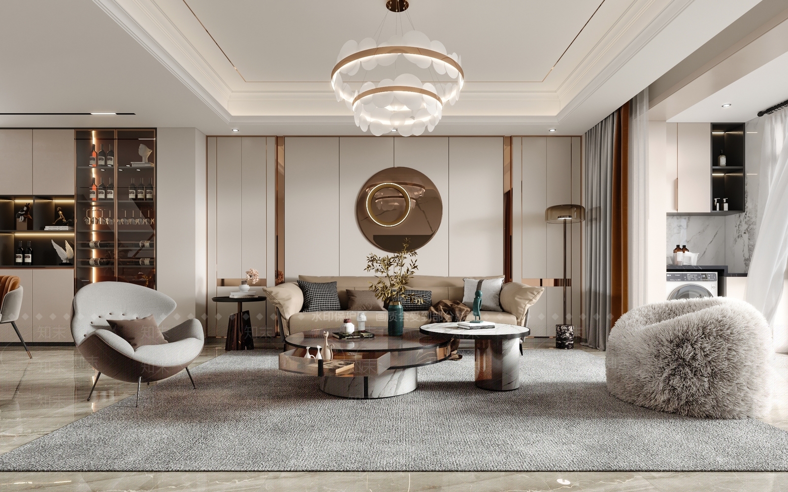 现代酒店餐厅3D模型下载【ID:1221514520】