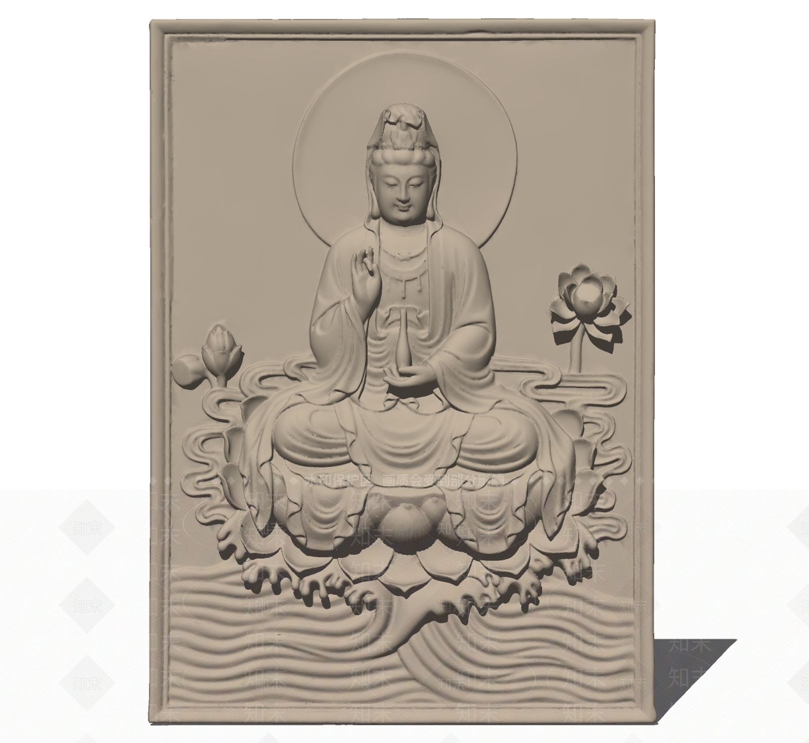 中式浮雕SU模型下载【ID:688575684】