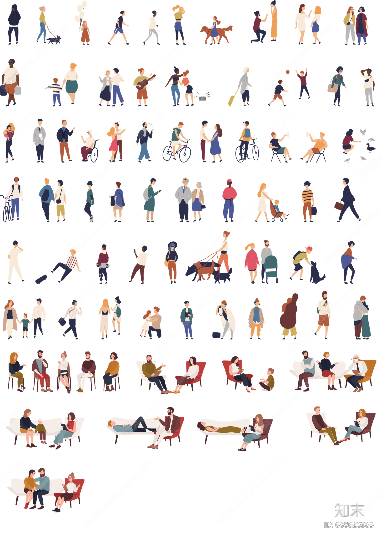 卡通人物贴图下载