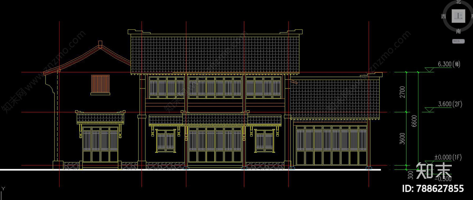 民宿cad施工图下载【ID:788627855】