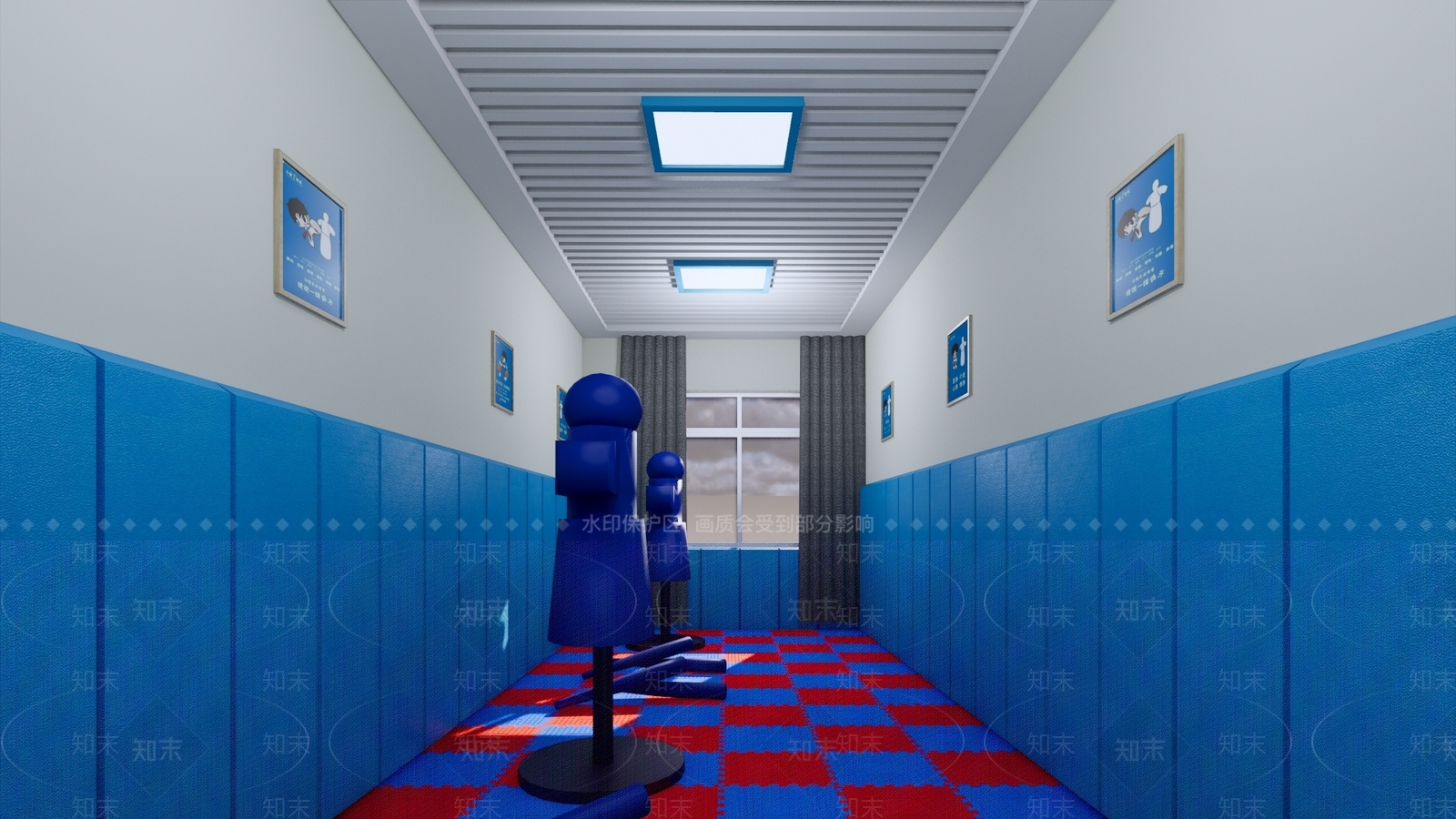 现代学校SU模型下载【ID:588656312】