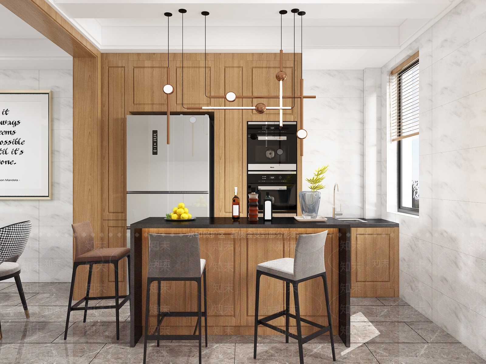 北欧橱柜组合3D模型下载【ID:988672557】