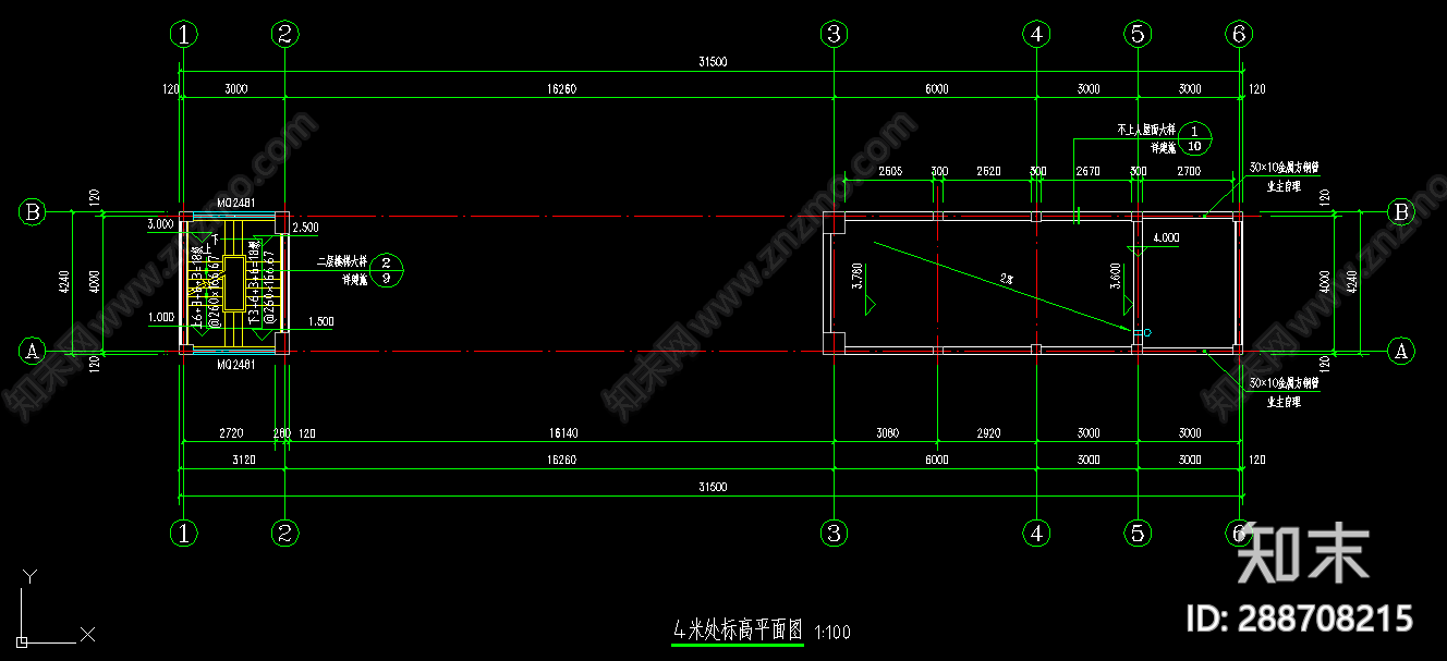 现代学校大门施工图下载【ID:288708215】