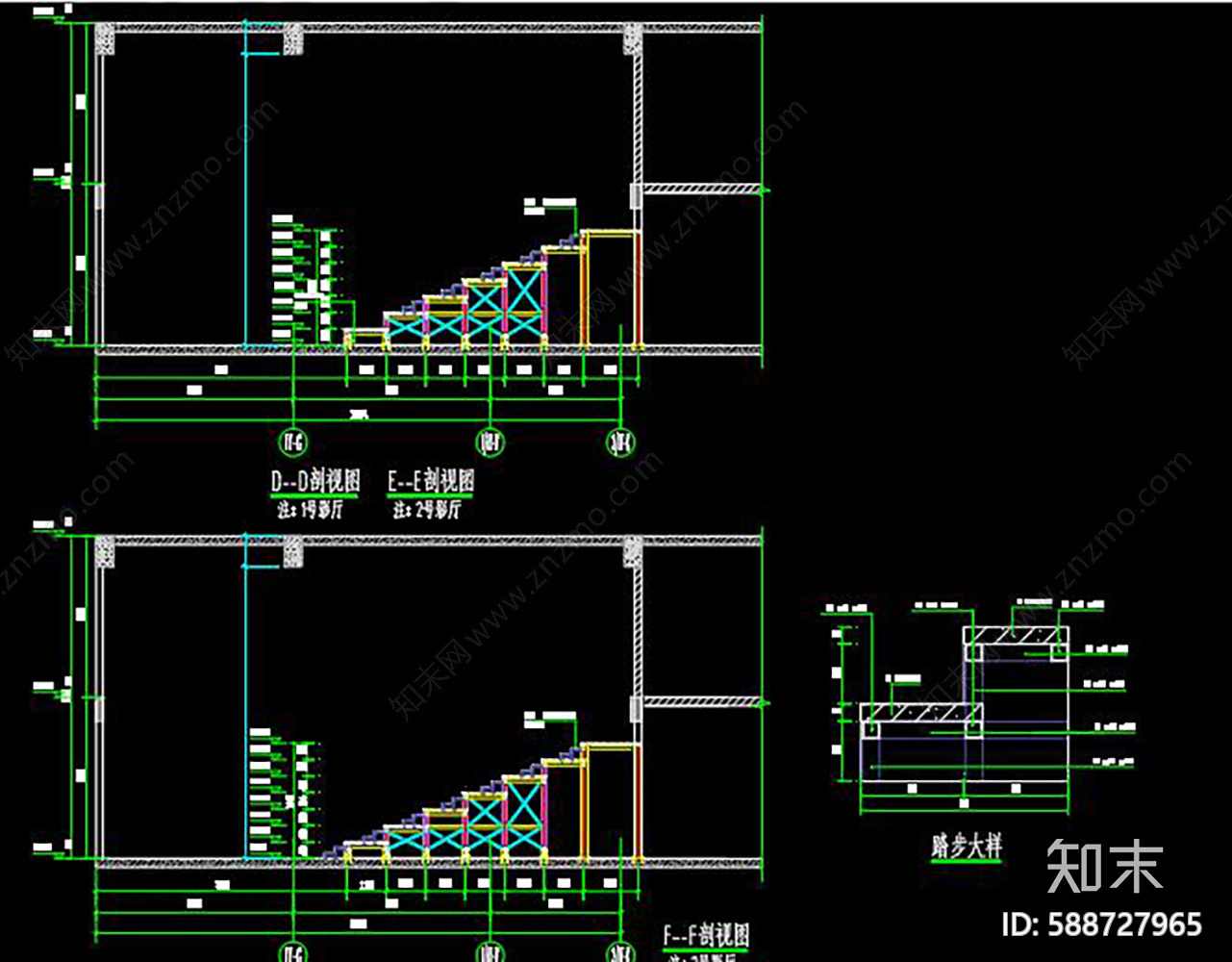 电影院cad施工图下载【ID:588727965】