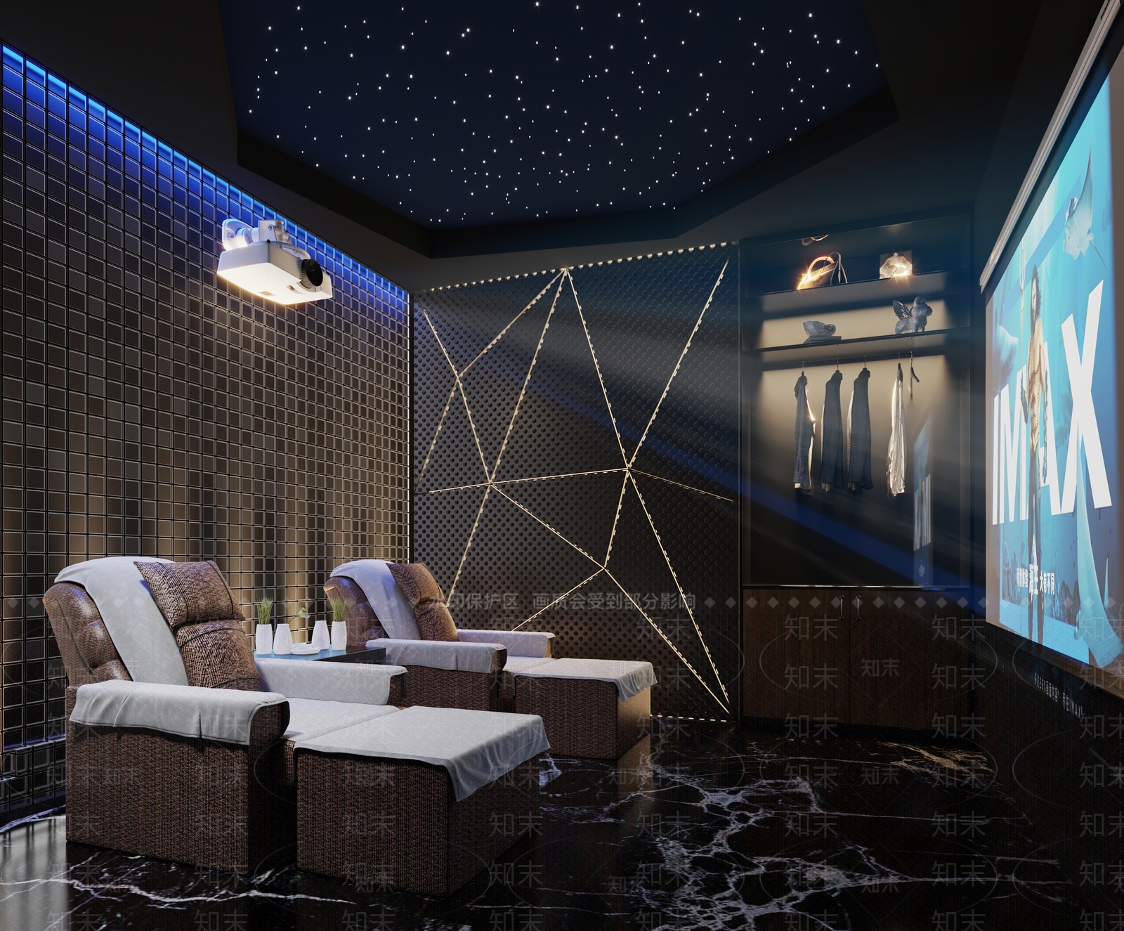 现代足浴会所3D模型下载【ID:788735195】