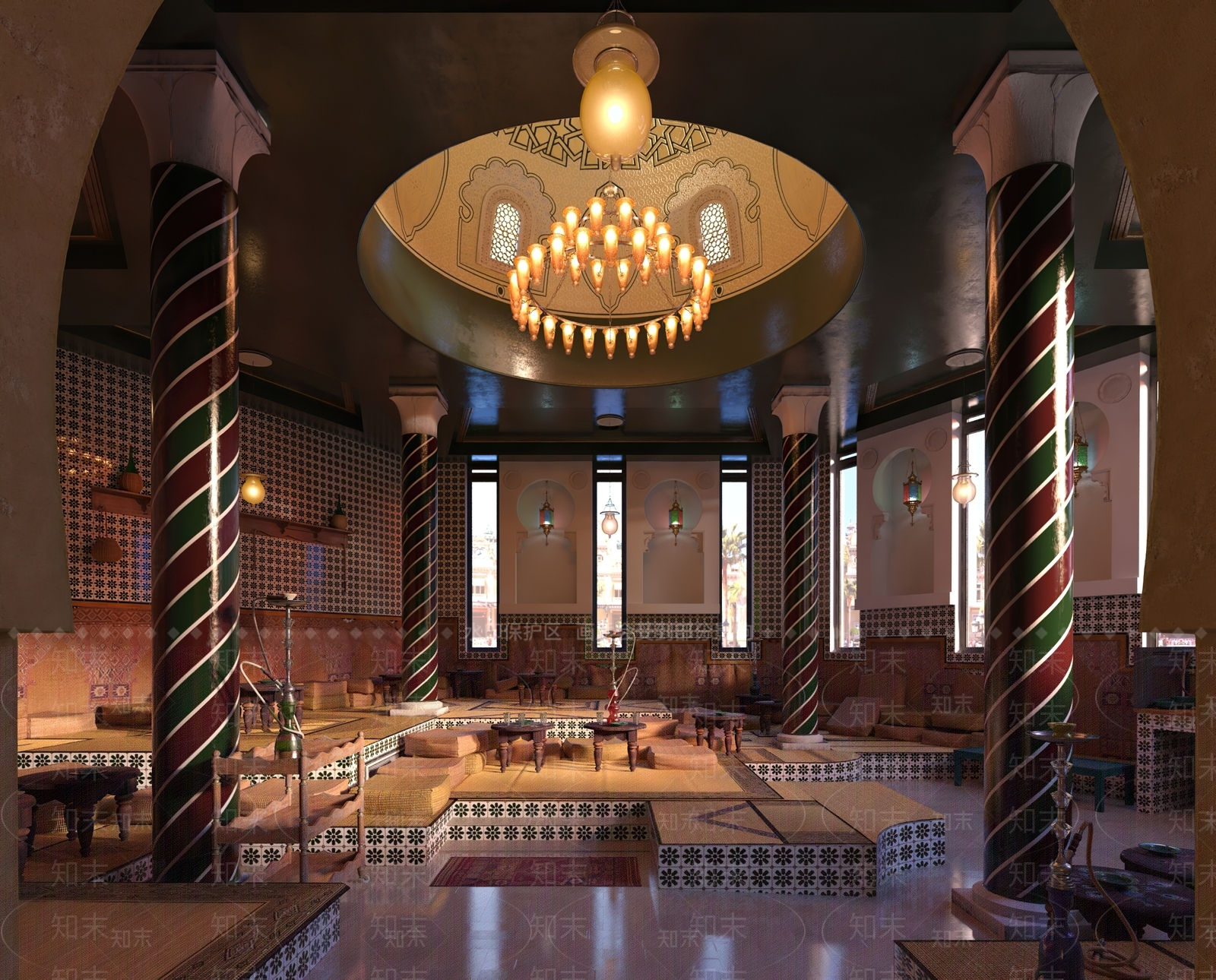 欧式古典接待室3D模型下载【ID:888753037】