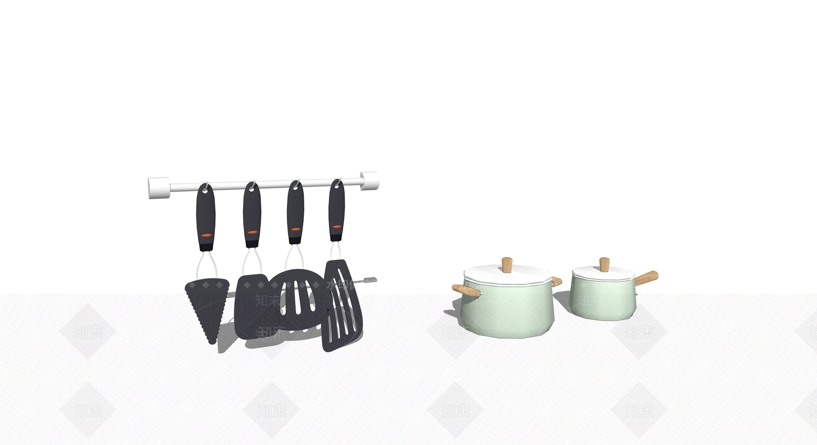 现代厨具SU模型下载【ID:788774169】