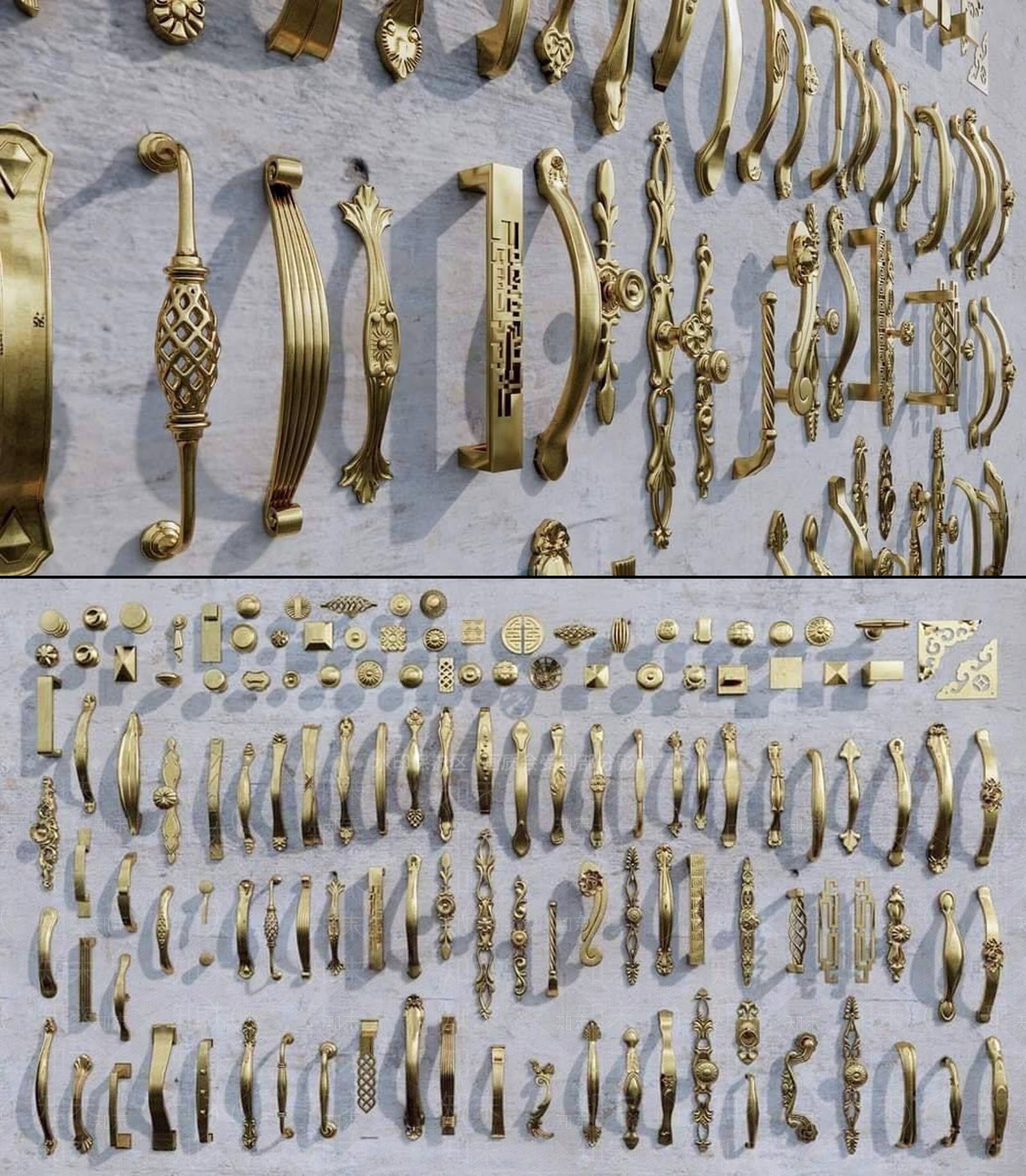 欧式门把手SU模型下载【ID:488790343】