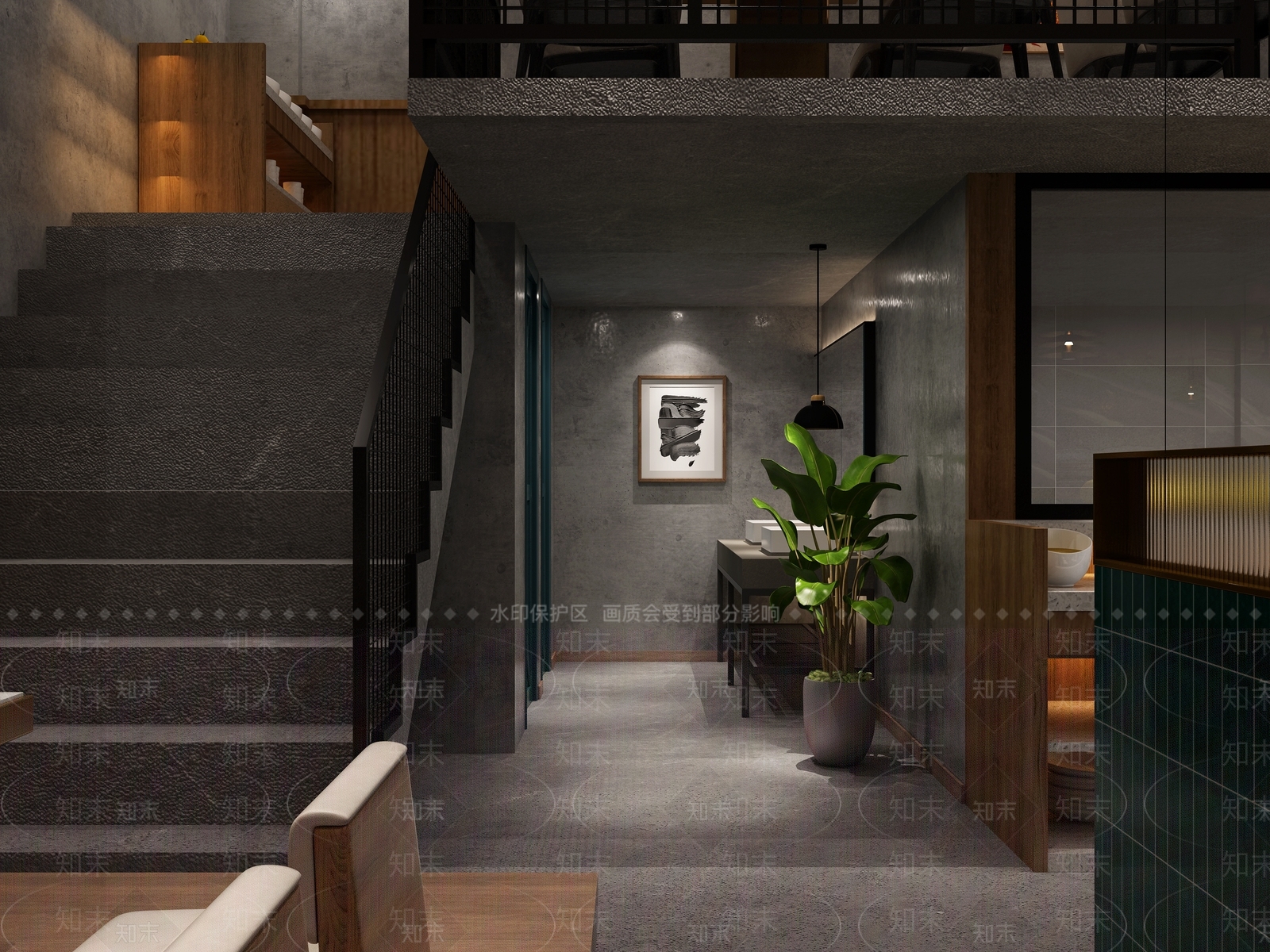 中式火锅店3D模型下载【ID:388805233】