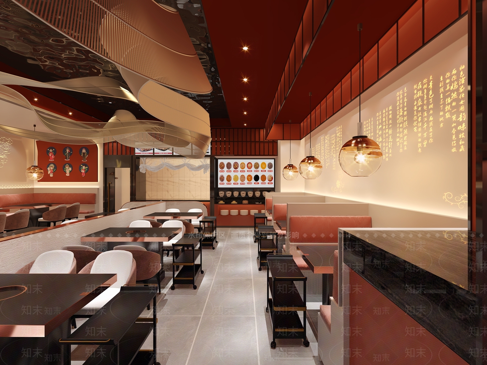 现代火锅店3D模型下载【ID:388811292】