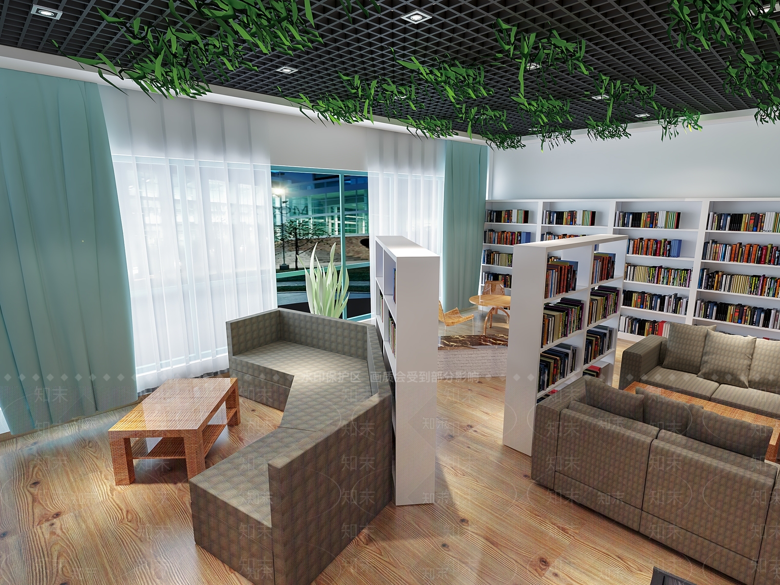 现代书店3D模型下载【ID:788847921】