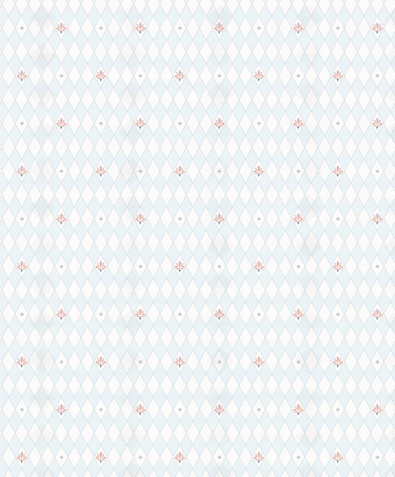 蓝白菱形格子壁布贴图贴图下载【ID:888864952】