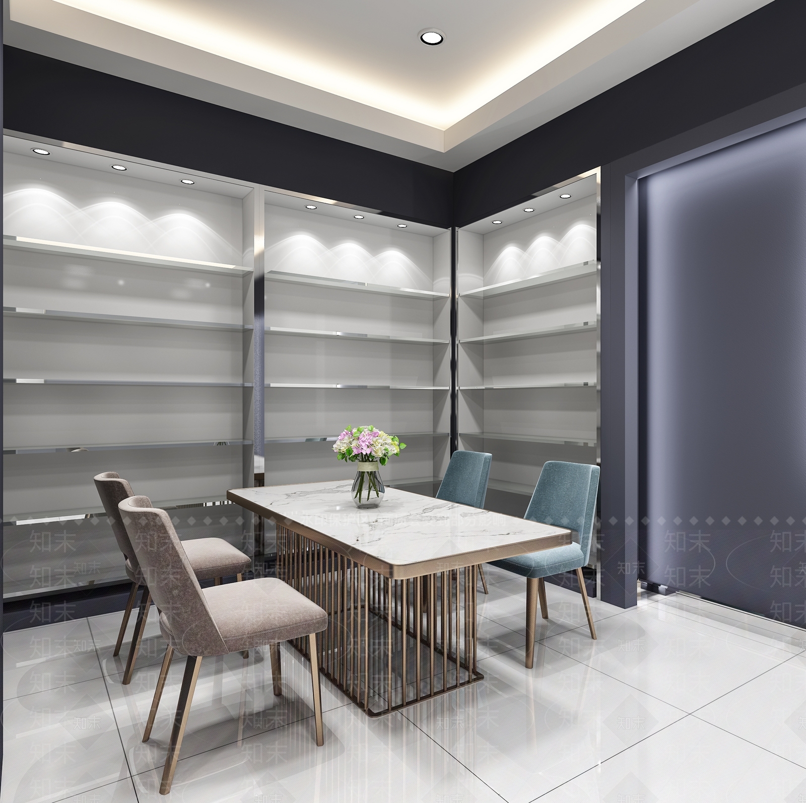 现代珠宝店3D模型下载【ID:388865488】