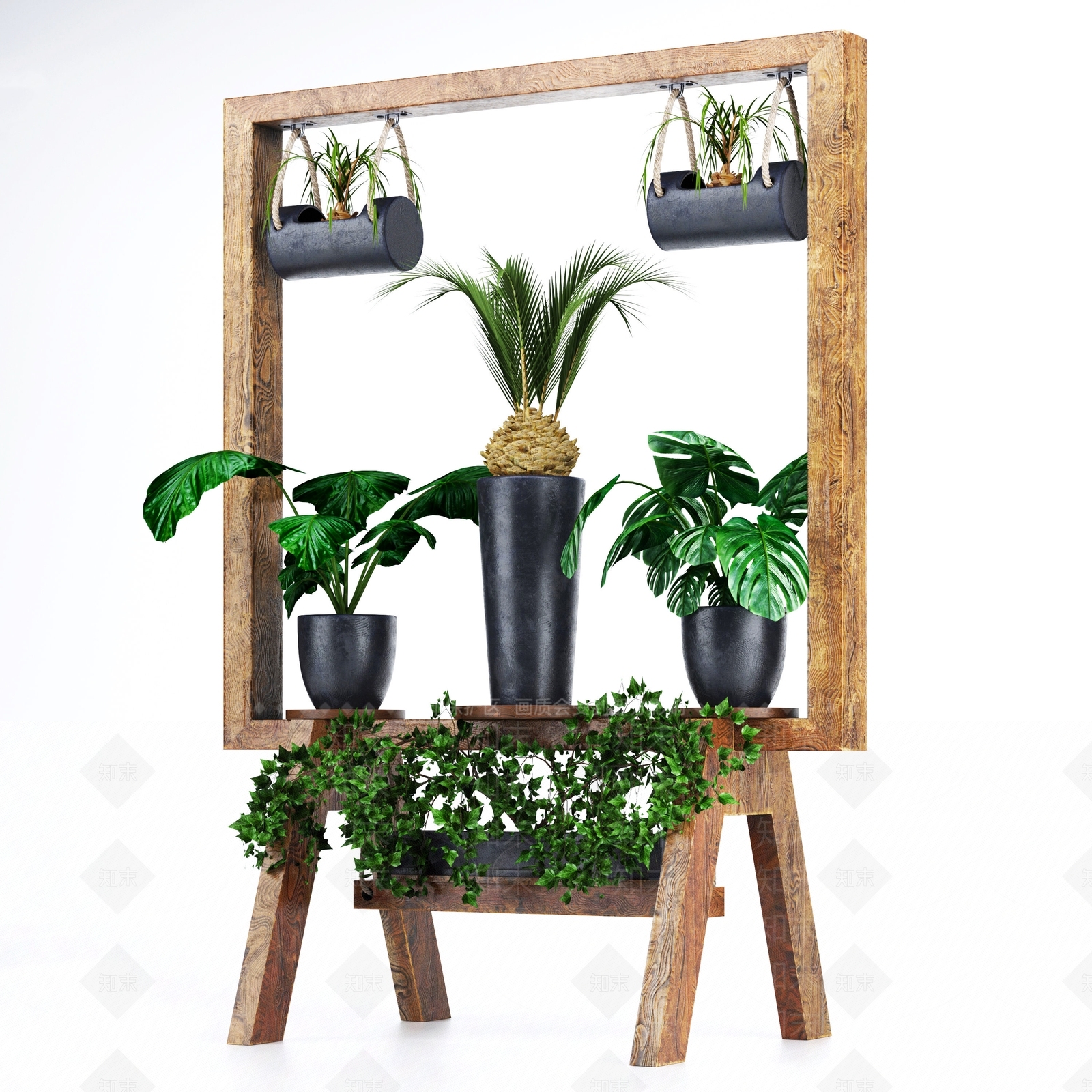 现代花钵3D模型下载【ID:388873859】