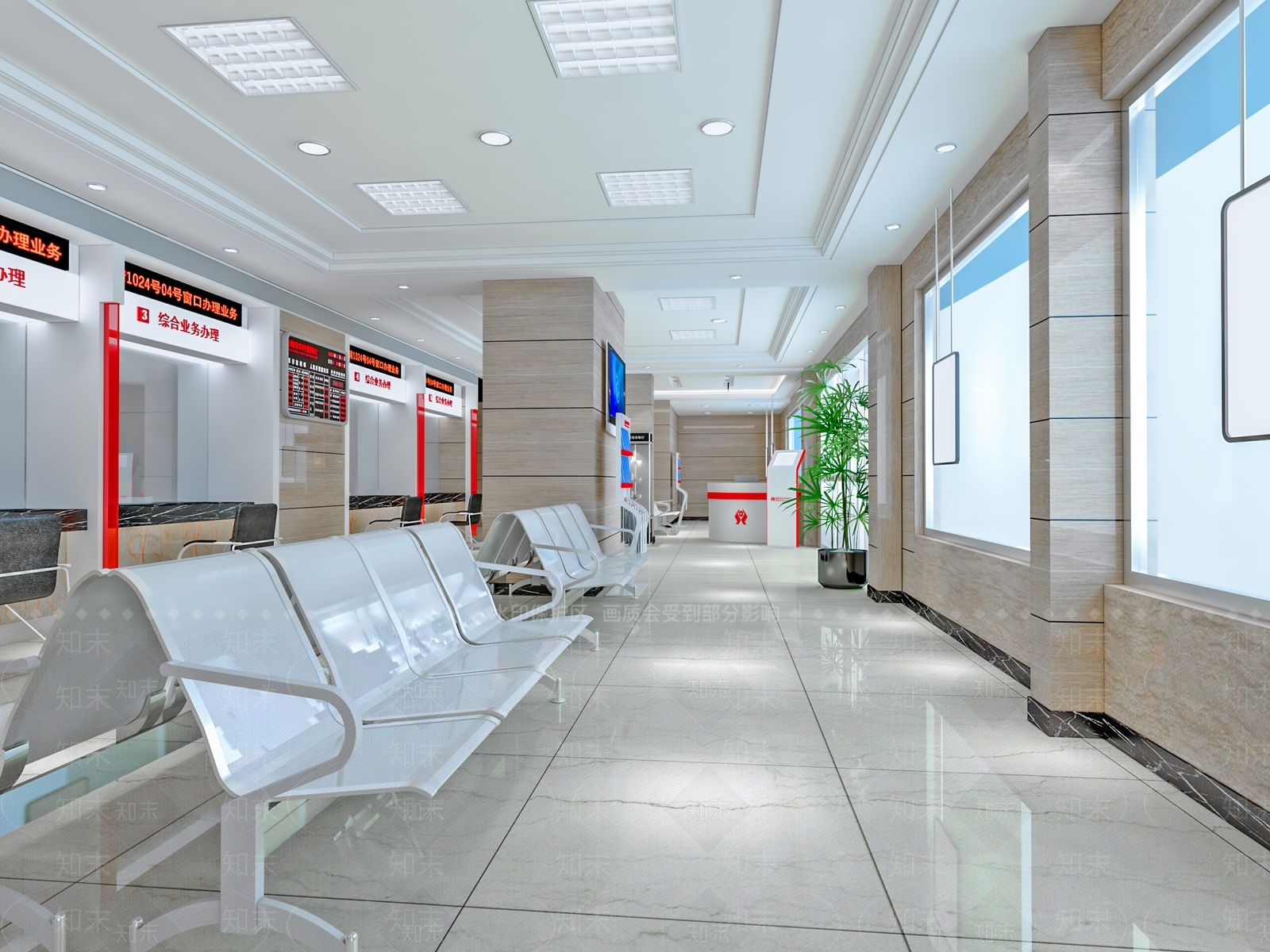 现代银行3D模型下载【ID:288923865】