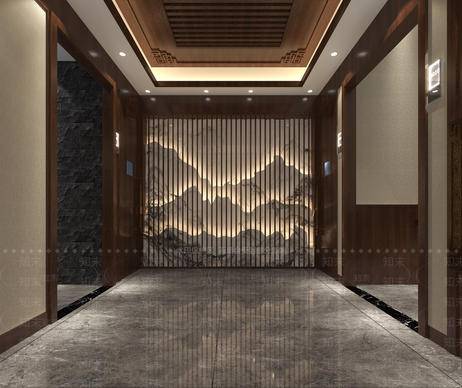 新中式足浴会所3D模型下载【ID:788949185】