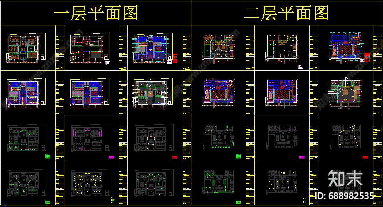 健身房cad施工图下载【ID:688982535】