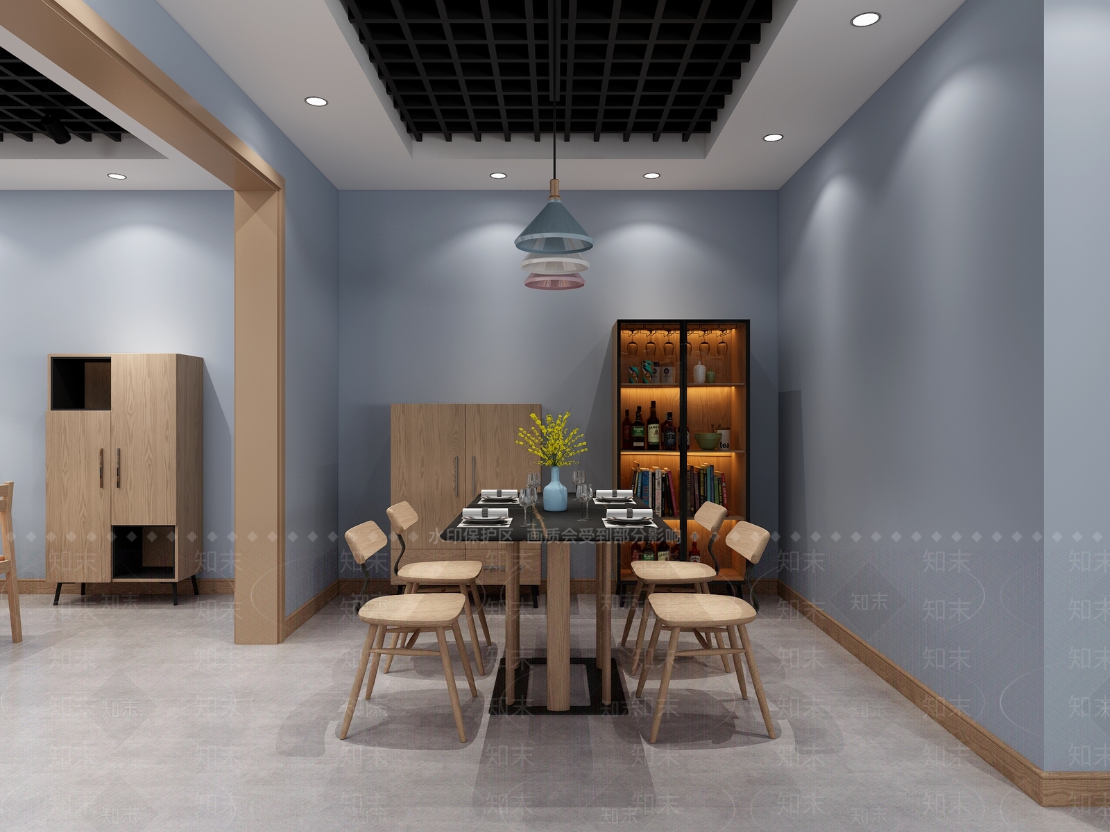 北欧家居展厅3D模型下载【ID:388983618】