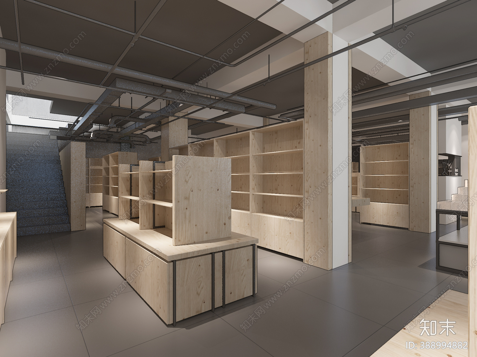 书店施工图下载【ID:388994882】