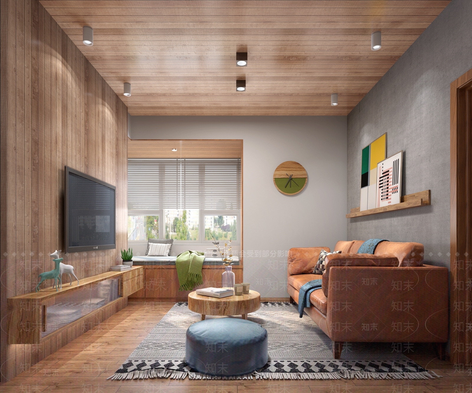 现代单身公寓3D模型下载【ID:988997764】