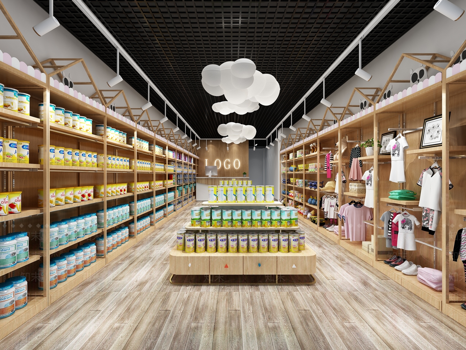 现代店面3D模型下载【ID:389002412】