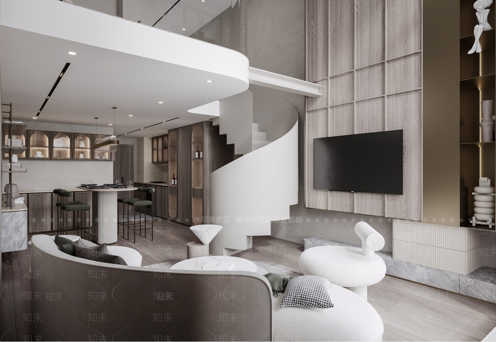 现代单身公寓3D模型下载【ID:989013709】