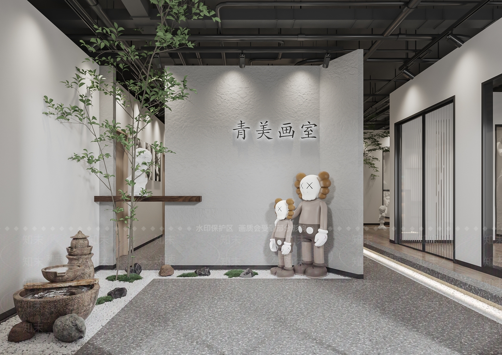 现代工作室3D模型下载【ID:1221977711】