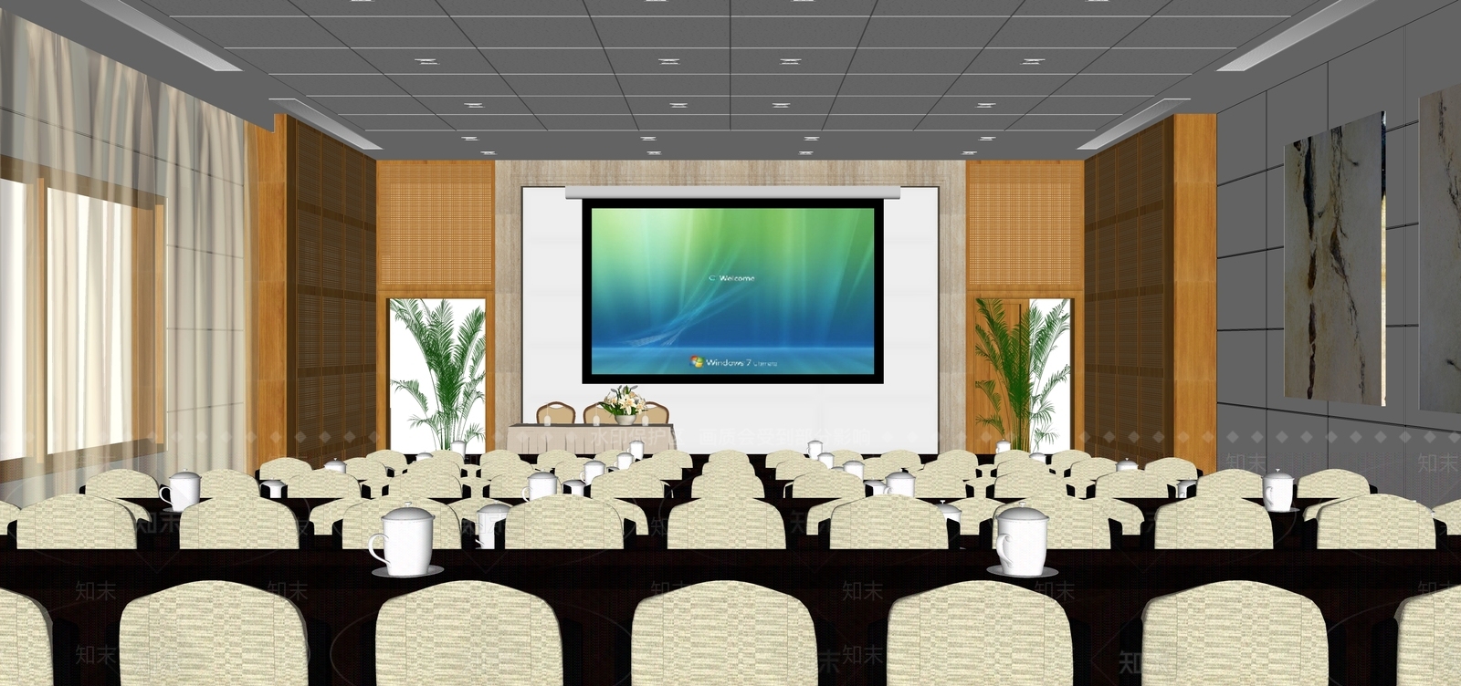 现代活动中心SU模型下载【ID:889065048】